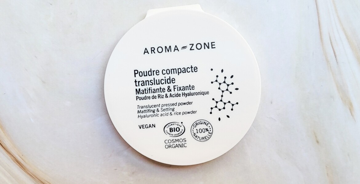 Recensione onesta della Cipria opacizzante Aroma-Zone effetto naturale sulla pelle mista senza effetto polveroso