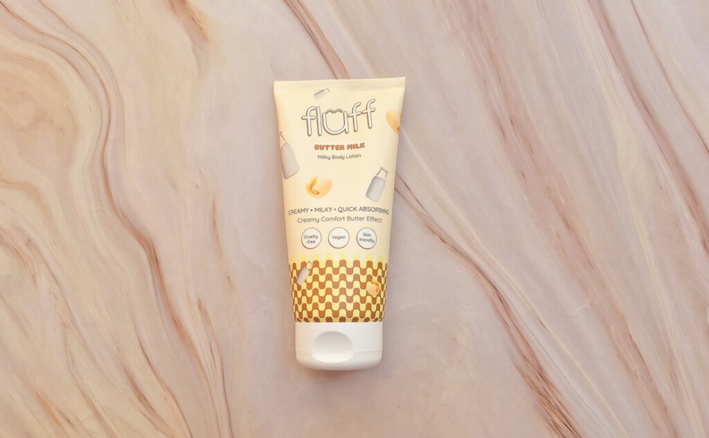 Fluff Butter Milk Milky Body Lotion di dm, crema corpo low cost protagonista della recensione MEI Skincare