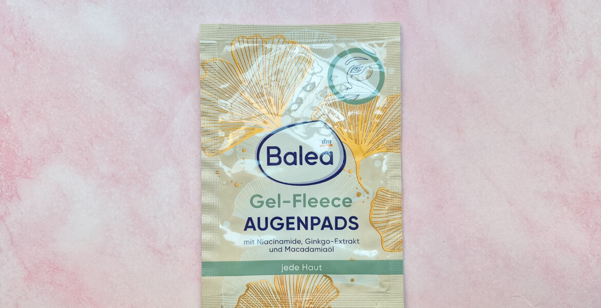 Patch Occhi in Gel-Fleece Balea recensiti dopo 20 minuti di posa sul contorno occhi