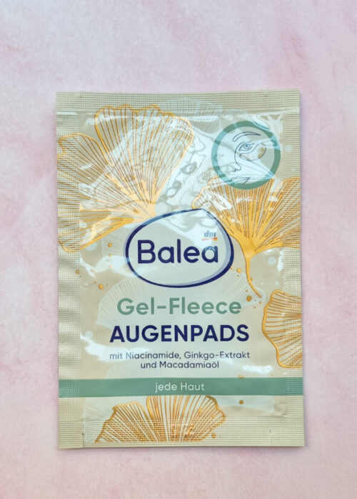Patch Occhi in Gel-Fleece Balea recensiti dopo 20 minuti di posa sul contorno occhi