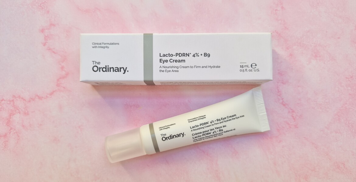 The Ordinary Lacto-PDRN 4% Eye Cream recensione su texture, formulazione, contorno occhi secco e resa quotidiana